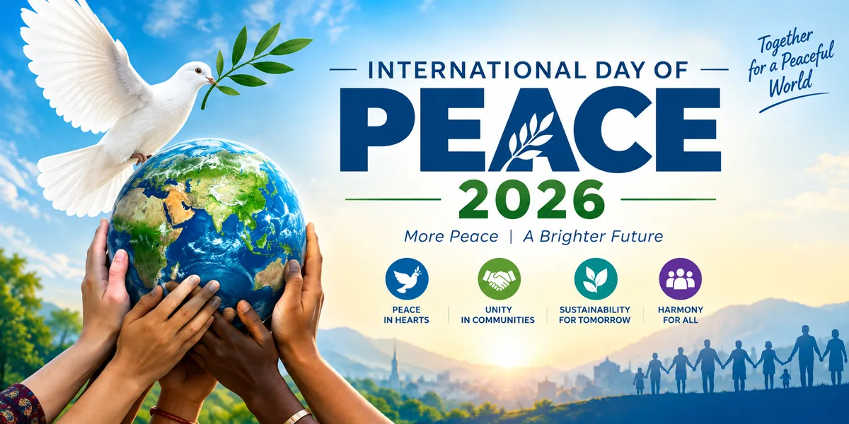International Day Of Peace 2026: Invest in Peace - For Everyone, Everywhere, Every Day
